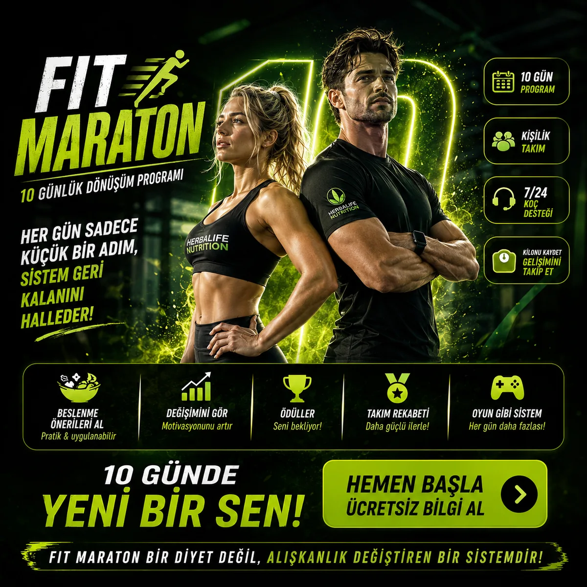 Fit Maraton - 12 haftalık sağlıklı form programı